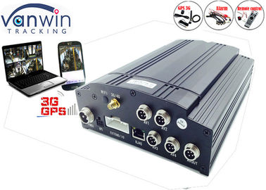 720P Kamera samochodowa System DVR dla samochodów i taksówek System monitorowania 4 kamer samochodowych