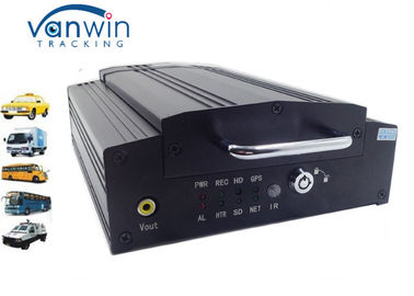 Cyfrowy rejestrator wideo G-sensor przenośnego pojazdu 4-kanałowy rejestrator HDD z CE / FCC