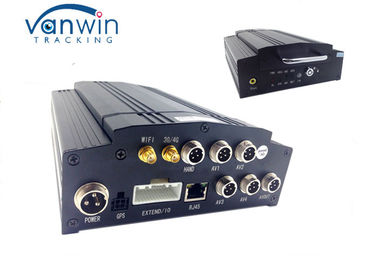 1080P WIFI 3G 4G MDVR / h.264 4-kanałowy rejestrator dvr cctv 7-calowy ekran