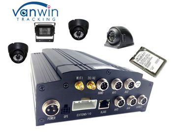 System monitorowania pojazdów VPN 3G Mobilny rejestrator GPS Samochód mobilny DVR z 4 kamerami HD