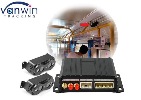 4G GPS Stereoskopowy system wizyjny Bus Licznik ludzi z podwójną kartą SD WIFI