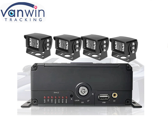 4-kanałowy 2,5-calowy dysk twardy SATA 4g gps mdvr z alarmem wifi monitorowanie poziomu paliwa system cctv