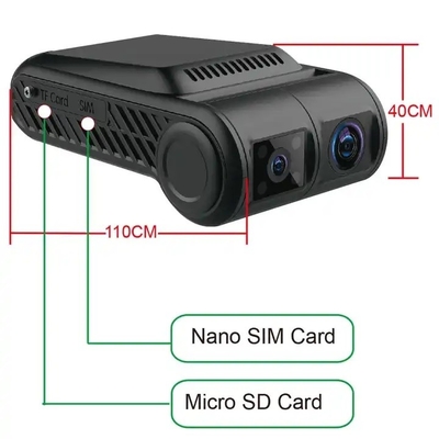 4ch 4G WIFI Dash kamera wideo GPS mobilny DVR