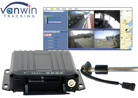 Karta SD 1080p 4 kanałowy rejestrator wideo Kamera Karta SIM Mdvr do telewizora samochodowego