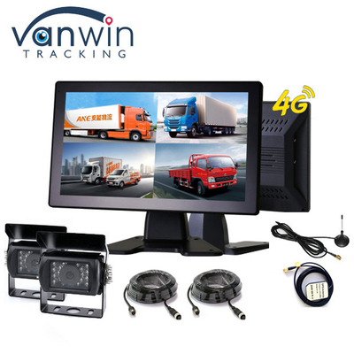 10.1-calowy ekran dotykowy 4G Samochód Autobus Ciężarówka System monitorowania AHD Kamera CCTV 720P Noc 4CH