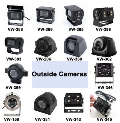 4CH AI DVR Z BSD Mobilne Kamery 10,1 cala 12V / 24V Monitor samochodowy DVR AHD 1080P Pojazd