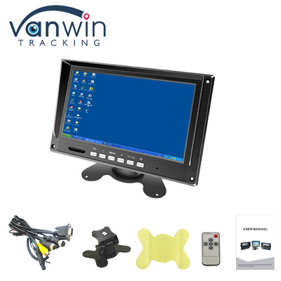 7-calowy ekran TFT LCD kolorowy monitor samochodowy z wejściem VGA, AV dla MDVR