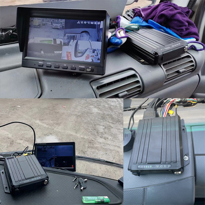 4 kanałowy DVR SD cyfrowy rejestrator wideo Urządzenia śledzenia GPS do samochodów