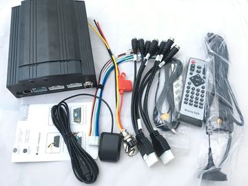 Monitorowanie zbiornika paliwa 3G / 4G GPS Wifi 8-kanałowy mobilny rejestrator CCTV, HDD SSD MDVR Z kamerami