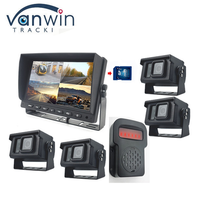 9-calowy monitor samochodowy IPS Ekran 1/2/3/4 Kamera AHD1080p AI BSD Truck Camera System