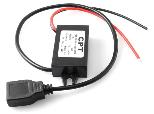 Konwerter prądu stałego Buck Module 12V do USB 5V 3A Konwerter prądu stałego do prądu stałego Step Down Adapter do samochodu