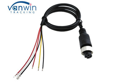 Przedłużacz kabla wideo 4-pinowe złącze żeńskie z 5 lub 6-żyłowym adapterem do wózka, przyczepą