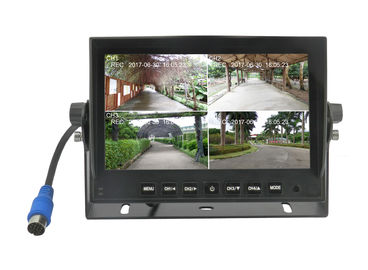 4-calowy monitor siedmiocalowy o wysokiej rozdzielczości z 4-calowym monitorem samochodowym i 4 kamerami 1080P do samochodów ciężarowych