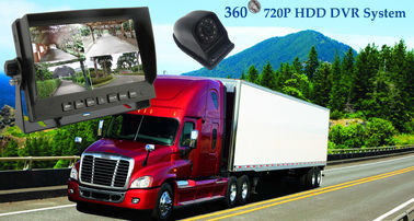 7-calowy 4-kanałowy monitor HD DVR Video Recorder 720P z 4 kamerami do pojazdu rolniczego