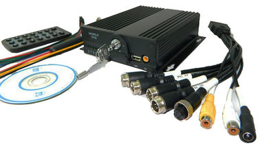 4CH Podwójne gniazda SD cyfrowy rejestrator wideo 1080P GPS WIFI 4G MDVR z VGA, RJ45, domofonem