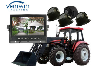 7-calowy 4-kanałowy monitor HD DVR Video Recorder 720P z 4 kamerami do pojazdu rolniczego