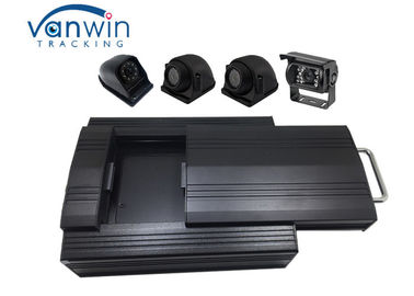 4-kanałowy 4-kanałowy system GPS pojazdu wideo z 2 kamerami Tera HDD Storage 4 RS232 MDVR