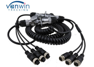 Akcesoria do DVR z PVC, 7-pinowy kabel do przyczepy samochodowej z PU z 3CH