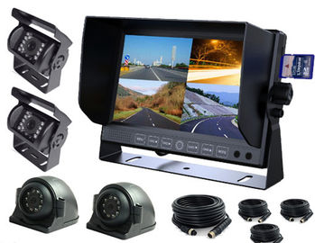 4CH 7 &quot;TFT Car Monitor wogan truck Kamery DVR z 32 GB kartą SD