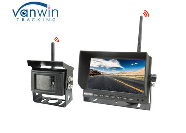 Zestaw kamery cofania do samochodu ciężarowego 2.4G Bezprzewodowy 7-calowy monitor samochodowy