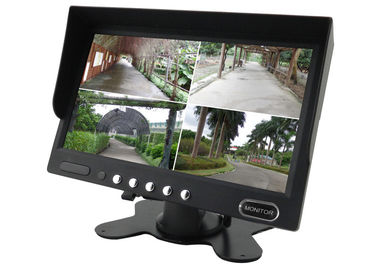 7-calowy panoramiczny monitor LCD 4-kanałowy rejestrator z podstawką i quadami do samochodów dostawczych i ciężarowych