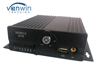 4CH Podwójne gniazda SD cyfrowy rejestrator wideo 1080P GPS WIFI 4G MDVR z VGA, RJ45, domofonem