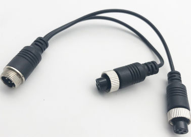 Drut miedziany M12 Akcesoria DVR Podwójne 4-stykowe złącze / adapter żeńskie na męskie