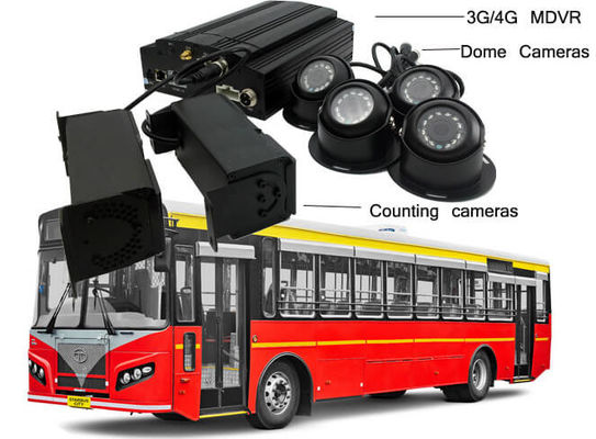 720P 4 CCTV Lornetka Kamery VPC Mobilny DVR dla 23 autobusów pasażerskich