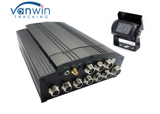 2TB HDD 1080P 8-kanałowy rejestrator samochodowy 4G GPS WIFI 256Kbps z dyskiem twardym