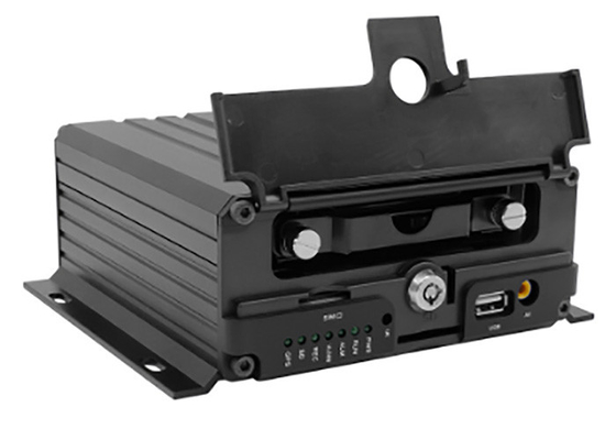 1080P H.265 4-kanałowy mobilny rejestrator wideo 4-kanałowy samochodowy rejestrator wideo GPS Port sieciowy RJ45