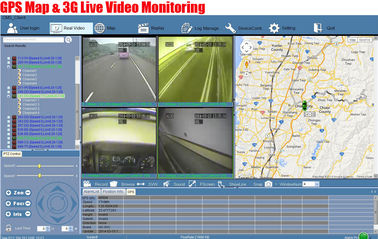 Kamera samochodowa HDD 3G Kamera DVR Bus System licznika pasażerów 4 Kamera Cyfrowa kamera GPS Tracking