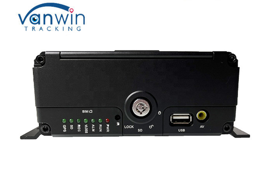 Dysk twardy na kartę SD 4-kanałowy mobilny rejestrator Zdalne monitorowanie 4G GPS WIFI dla ciężarówki / taksówki / autobusu