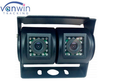 Podwójna kamera samochodowa Widok z tyłu Kamera parkingowa z 15 oświetleniami IR 700TVL Sony CCD