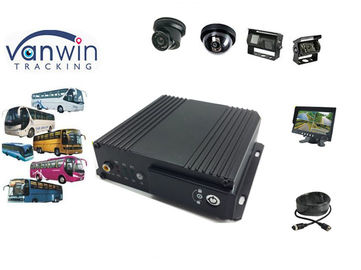 Full D1 Night Vision Camera 4 CH SD Card Mobilny system DVR z GPS dla Bus / Taxi