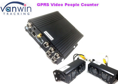 Autobus GPRS Licznik osób z portem LAN Podwójna kamera zliczająca obiektyw
