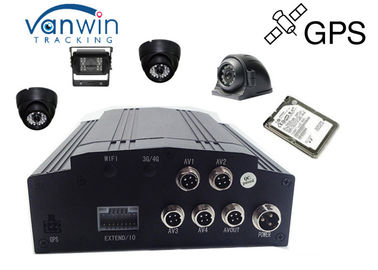 4CH 3G GPS 720P HDD Samochód urządzenie lokalizujące GPS Mobilna inwigilacja CCTV DVR