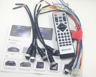 Samochodowy 4-kanałowy mobilny rejestrator Full HD HDR, port USB RJ45 z kabiną rejestratora GPS