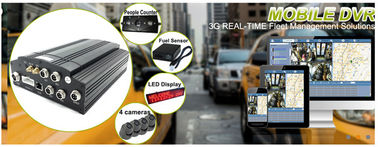 Podwójne karty SD 1080P 4-kanałowy mobilny system kamer DVR