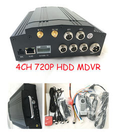 HDD 4ch Hybrid MDVR 3G 4G GPS WIFI darmowe oprogramowanie CMS z ekranem LCD do autobusu szkolnego / taxi / ciężarówka