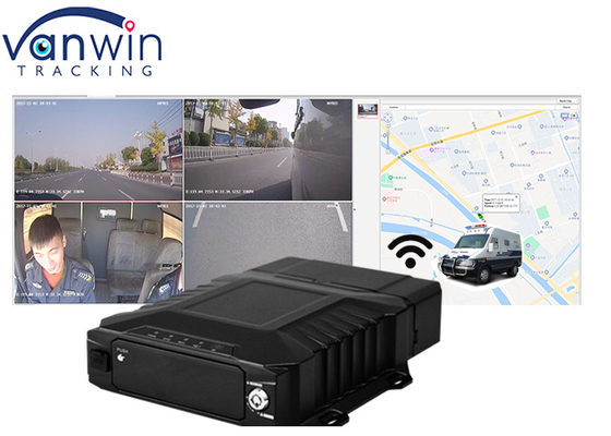 1080P4CH 3G 4G Wi-Fi H.265 Armoured truck fleet tracking 4 Channel Mobile DVR