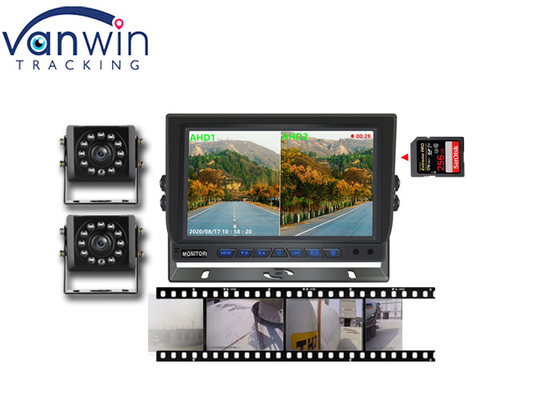 7-calowy 9-calowy 10-calowy 2-częściowy monitor samochodowy AHD do 2-kanałowego nagrywania wideo