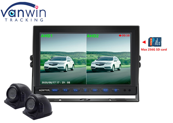 7' 9' 10' 2 Splits AHD Car Display TFT Car Monitor dla 2 kanałów nagrywania wideo