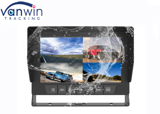 Wyświetlacz monitora samochodowego AHD Quad Waterproof TFT z IP69 7 cali