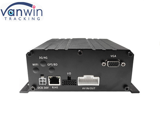 4ch 4G GPS WIFI H.265 HDD mobilny rejestrator samochodowy dvr dla zarządzania flotą pojazdów