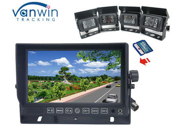 9-calowy monitor All in One DVR samochodu tft, monitor samochodowy tft lcd z nagrywaniem kamer 4ch