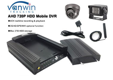 12 V Car CCTV DVR System 720P Mobilne kamery DVR AHD 1.3MP