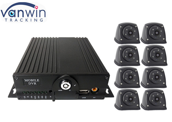 8-kanałowy samochodowy rejestrator DVR z systemem Linux z wyjściem HDMI Alarm G Sensor