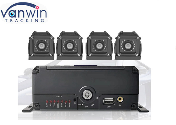 4-kanałowy mobilny system monitorowania pojazdów HDD dvr