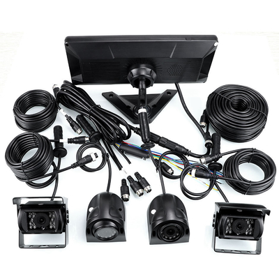 System AI DVR samochodowy BSD Alarm 360° 4CH 10,36 cali Monitor z rejestratorem dla ciężarówki