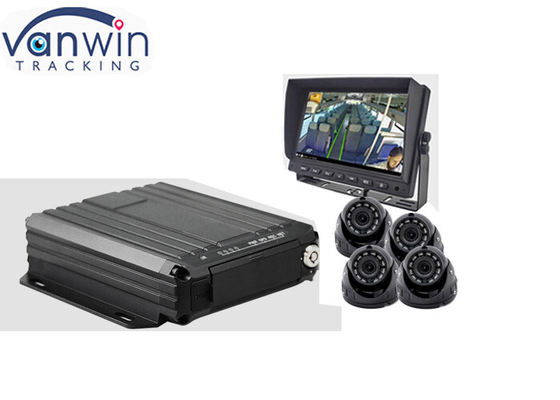 Rozwiązanie do nadzoru w czasie rzeczywistym 3G 4G Dual SD 4ch Mobile Dvr